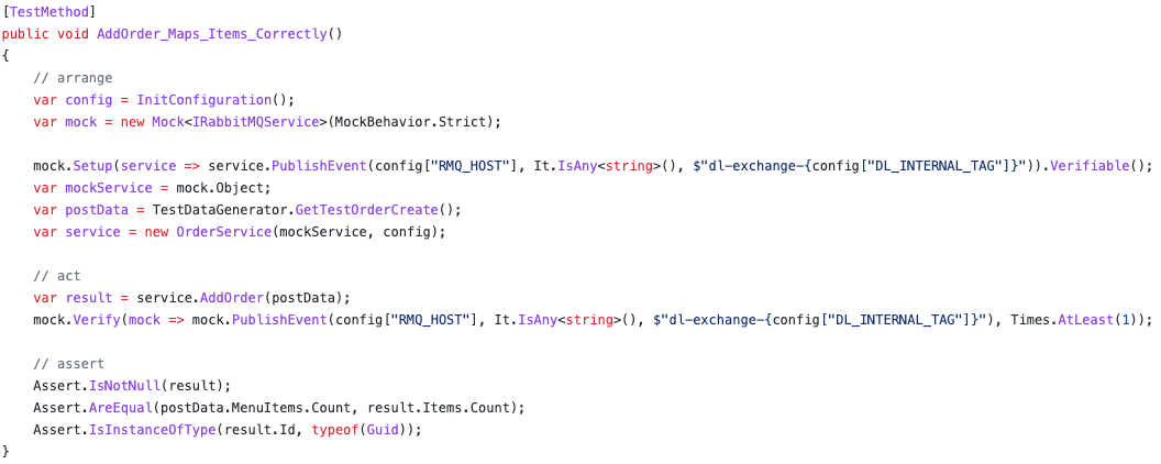 Unit Test Example